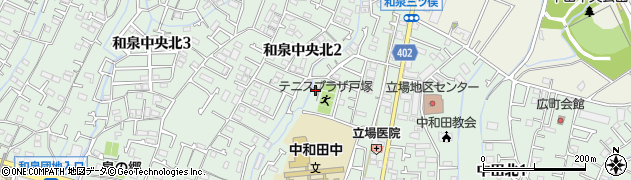 テニスプラザ戸塚周辺の地図
