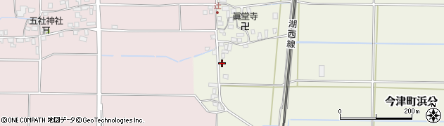 滋賀県高島市今津町浜分1358周辺の地図