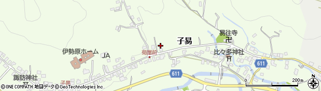 神奈川県伊勢原市子易1608周辺の地図