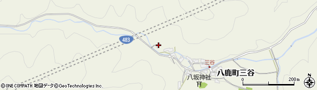 兵庫県養父市八鹿町三谷675周辺の地図