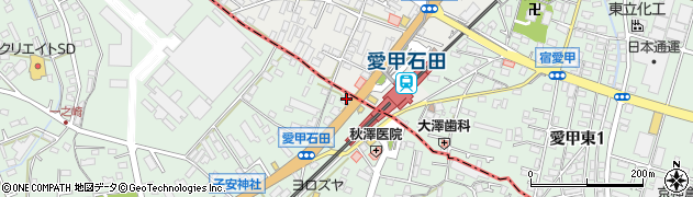 横浜銀行愛甲石田支店 ＡＴＭ周辺の地図