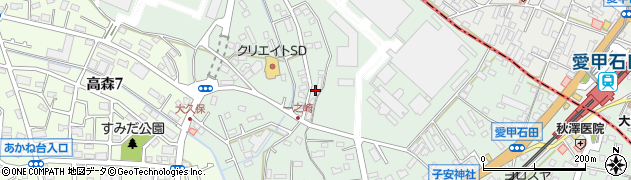 神奈川県伊勢原市石田周辺の地図