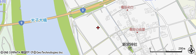 鳥取県米子市古豊千周辺の地図