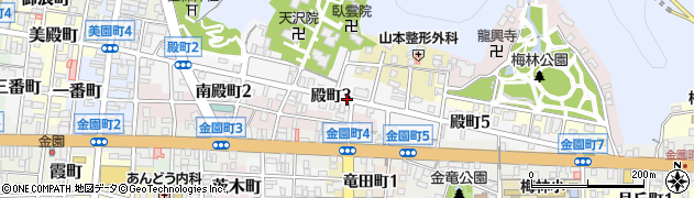 岐阜県岐阜市殿町周辺の地図