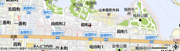 岐阜県岐阜市殿町周辺の地図