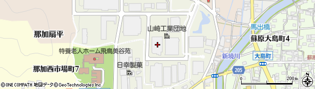 岐阜県各務原市那加山崎町43周辺の地図