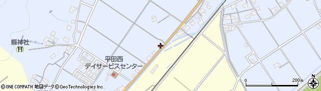 平田国富郵便局周辺の地図