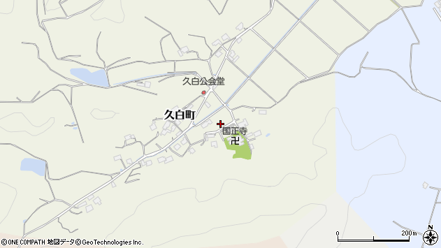 〒692-0004 島根県安来市久白町の地図