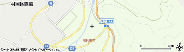 香美町立スポーツ施設福岡体育館周辺の地図