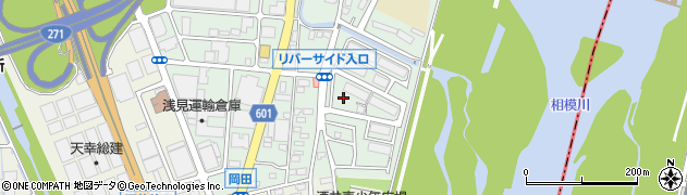岡田南公園周辺の地図