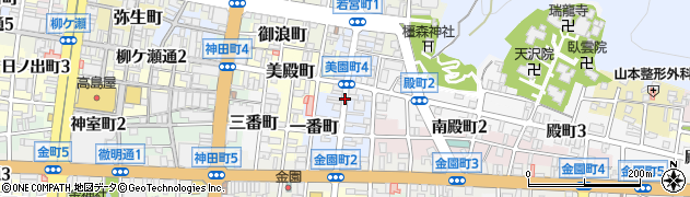 岐阜県岐阜市美園町周辺の地図
