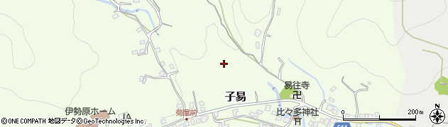 神奈川県伊勢原市子易周辺の地図