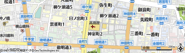 レリアン岐阜高島屋店周辺の地図