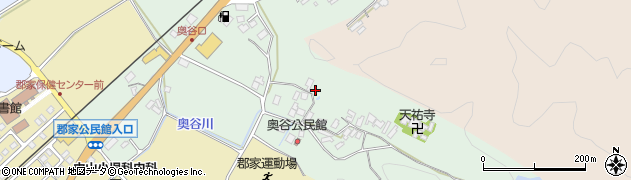 鳥取県八頭町（八頭郡）奥谷周辺の地図