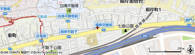 神奈川県横浜市中区根岸町周辺の地図
