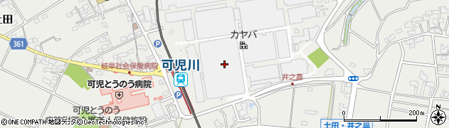 ＫＹＢ株式会社　岐阜南工場周辺の地図