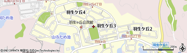 岐阜県可児市羽生ケ丘周辺の地図