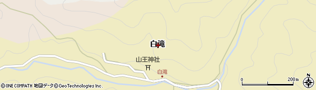 京都府舞鶴市白滝周辺の地図