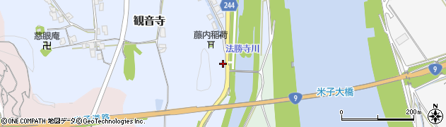 鳥取県米子市観音寺34周辺の地図