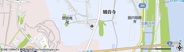 鳥取県米子市観音寺142周辺の地図