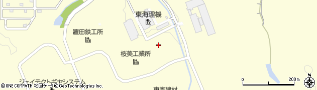岩尾磁器工業株式会社　中部事業所周辺の地図