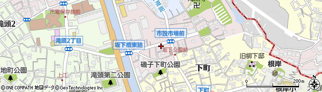 神奈川県横浜市磯子区坂下町周辺の地図