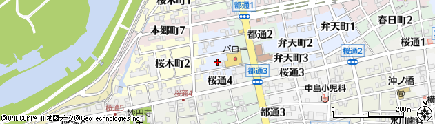 岐阜県岐阜市村雨町周辺の地図