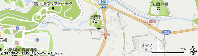 上沢寺のオハツキイチョウ周辺の地図