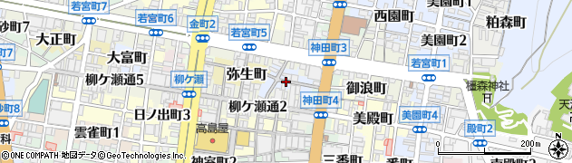 岐阜県岐阜市小柳町周辺の地図