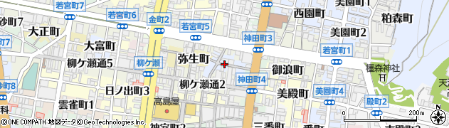 岐阜県岐阜市小柳町周辺の地図