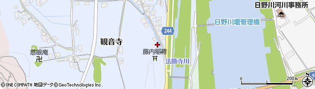 鳥取県米子市観音寺38周辺の地図