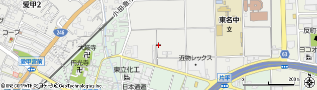 神奈川県厚木市愛甲1889周辺の地図