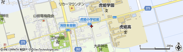 長浜警察署虎姫警部交番周辺の地図