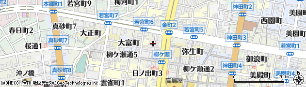 岐阜県岐阜市銀町周辺の地図