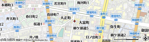 岐阜県岐阜市栄枝町周辺の地図