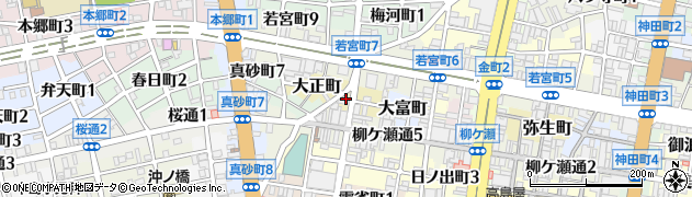 岐阜県岐阜市栄枝町17周辺の地図