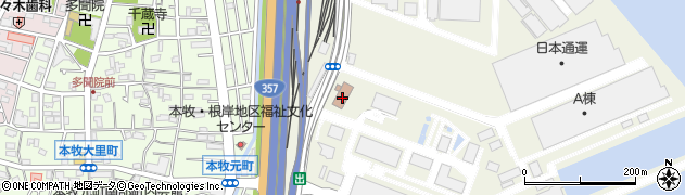 神奈川県横浜市中区錦町11周辺の地図