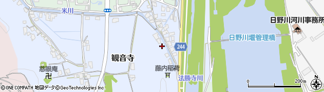 鳥取県米子市観音寺45周辺の地図