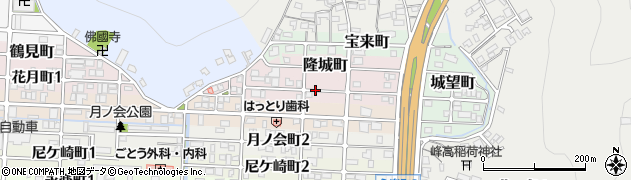 岐阜県岐阜市花月町周辺の地図