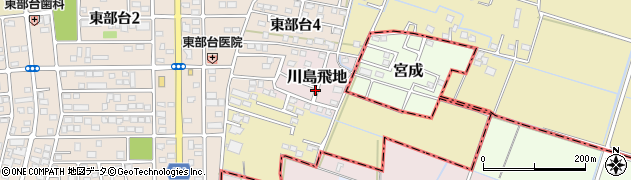 千葉県茂原市川島飛地周辺の地図