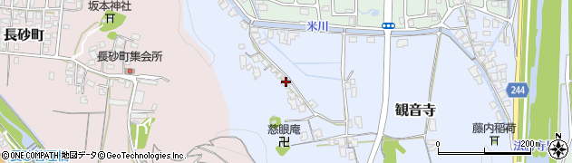 鳥取県米子市観音寺245周辺の地図