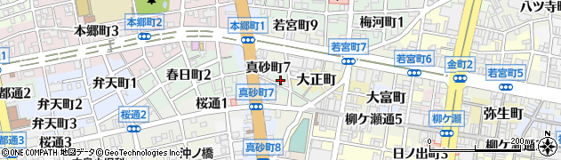 岐阜県岐阜市春日町周辺の地図