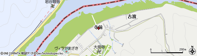 愛知県犬山市栗栖寺前周辺の地図