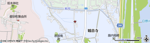 鳥取県米子市観音寺214周辺の地図