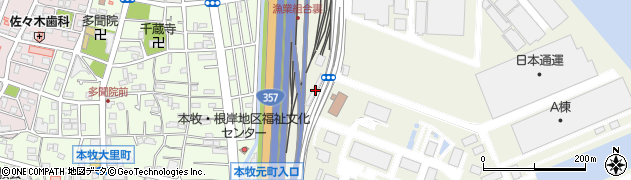 神奈川県横浜市中区錦町15周辺の地図