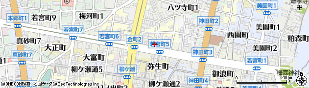 旬鮮酒房楽本店周辺の地図