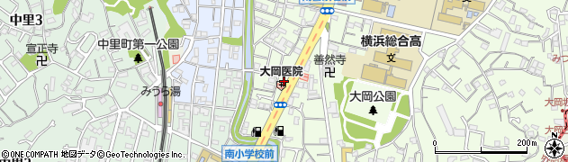 リパーク横浜大岡２丁目駐車場周辺の地図
