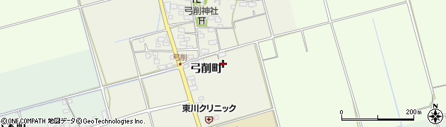 滋賀県長浜市弓削町309周辺の地図