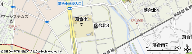 神奈川県綾瀬市落合北3丁目周辺の地図