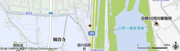 鳥取県米子市観音寺42周辺の地図